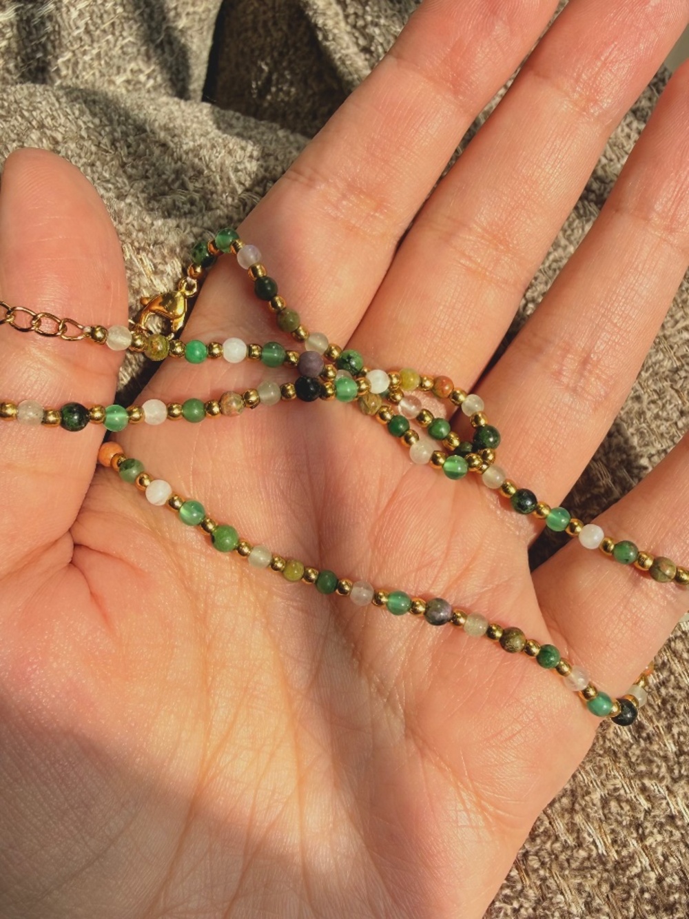 Fertility Gemstone Crystal Necklace